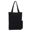 Tote Plain with A4 Black [Monobox] Bag, Canvas, Zipper, Size, Bg-monotote,