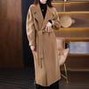 Double-sided Wool Fur Coat for Women's New Autumn and Winter Extended Lapel Fur Coat for Women