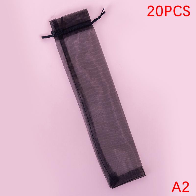 20 шт. складной веерный мешочек из органзы с завязками, складной карманный веерный мешочек для наружной свадебной вечеринки, подарочные пакеты