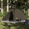 VidaXL 4-person Dome Camping Tent Brown Waterproof 4009637
