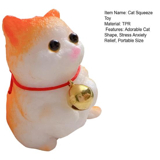 Игрушка для снятия стресса и беспокойства у котенка, сенсорная игрушка для детей и подростков, для взрослых, мягкая