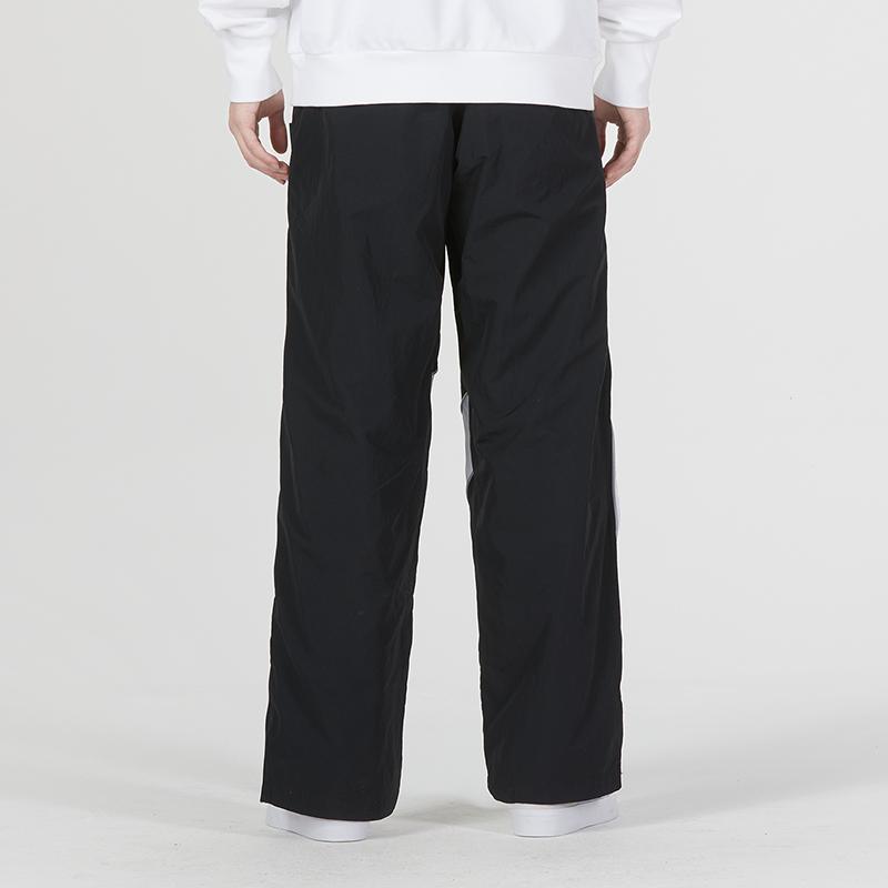 Nike Спортивная одежда Плетеные брюки Big Swoosh (Азия) Черная/белая мужская уличная одежда DX0595-010