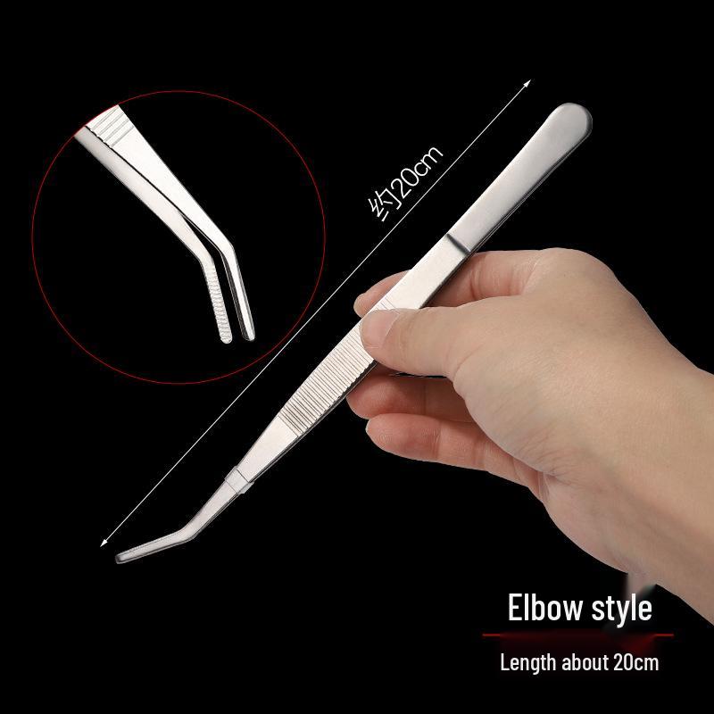 Нескользящий пинцет из нержавеющей стали для садоводства, аквариумов и суккулентов