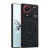 Для ZTE Nubia Z70 Z70S Ultra Чехол Кожаный с Алмазным Узором Magsafe Отдельные Металлические Кнопки Матовый Противоскользящий Захват Мягкий Чехол Обложка