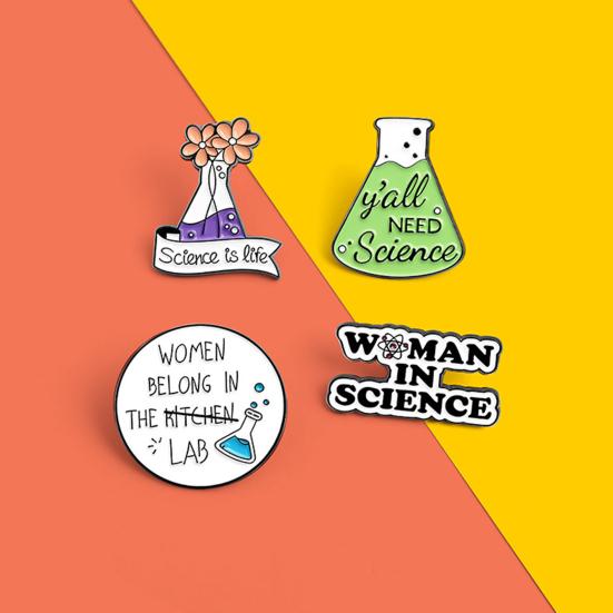 Брошь на булавке с буквами, украшение для стакана, унисекс, милая мультяшная брошь, значок, декор для одежды