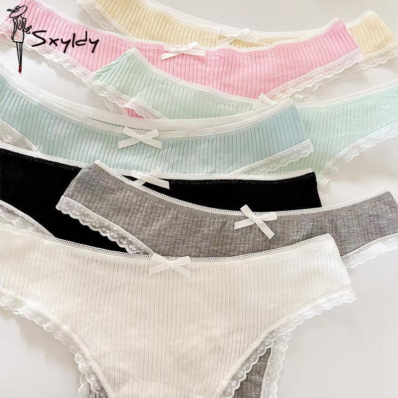Women's Sexy Cotton Thongs Panties Female Seamless Underpants Sports Lingerie Breathable Low Waist G-string