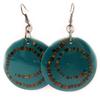 [L5082] - Turquoise 'Kilimanjaro' Earrings