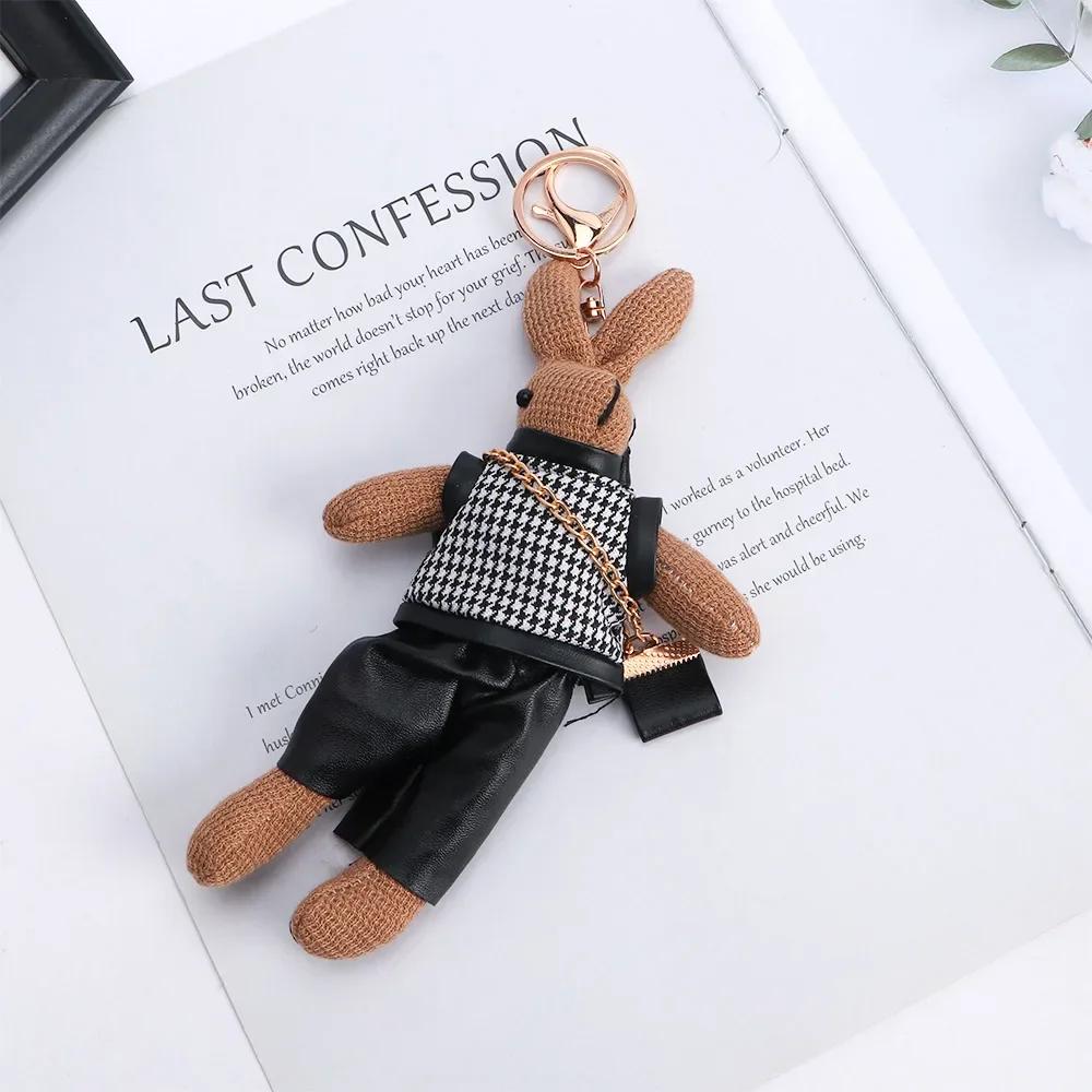 Christian Easter Rabbit Plush Doll Soft Fluffy Easter Bonnie Rabbit Doll PP Cotton Comfortable Animals Stuffed Toy