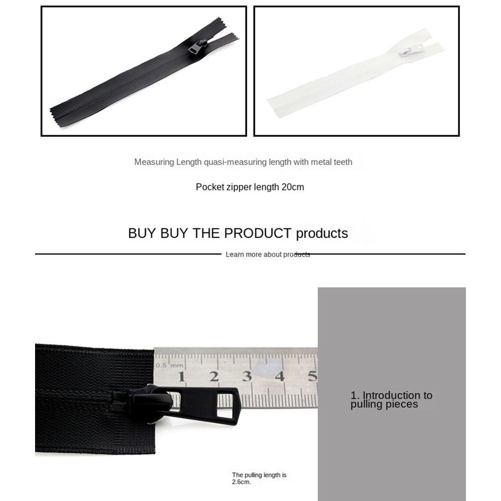 Куртка Швейные молнии Водонепроницаемые Двухзамковые молнии DIY Шитье Потайная молния Молнии