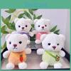 Animal Stuffed Colorful Keychain Adorable Teddy Bear Plush Toy For Kids Collectors And