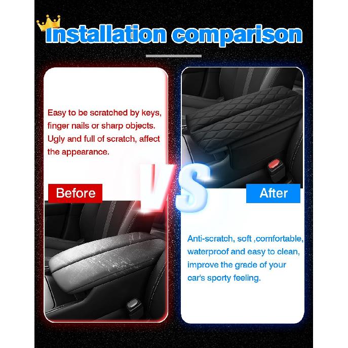 Накладка на центральную консоль Autorder для 2023 2024 2025 Mazda CX-50 CX50 Аксессуары Чехол на подлокотник Кожаная подушка подлокотника Защита от царапин с