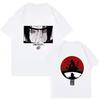 2026 Japanese Naruto Printed T-shirt Uchiha Itachi Anime Sports Top Loose Short Sleeve 2