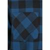 Chemise Urban Classics checked flanell (GT) - bleu/noir - L
