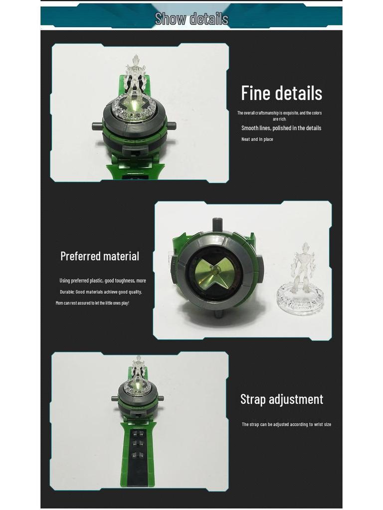 Защитник Земли Бен 10 Светящиеся Звуковые Часы-Игрушка