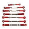 RC Car Tie Rods Full Set Aluminium Alloy Steel Turnbuckles for Traxxas SLASH 1 10 Short Course Upgrade Parts Red