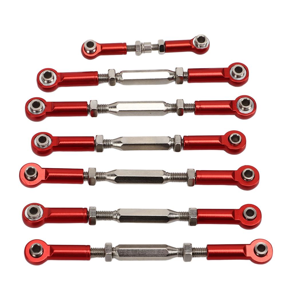 RC Car Tie Rods Full Set Aluminium Alloy Steel Turnbuckles for Traxxas SLASH 1 10 Short Course Upgrade Parts Red