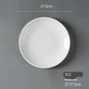 Yangge Premium White Melamine Round Plate (2-Pack)