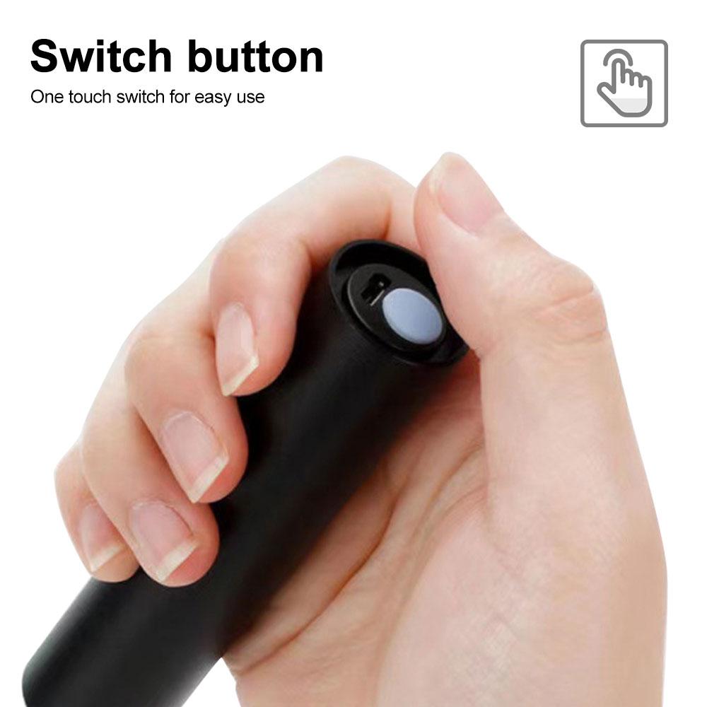 USB перезаряжаемый мини 365 нм ультрафиолетовый фонарик кошачий мох лампа для обнаружения грибка 365 нм фонарик черный зеркальный флуоресцентный ультрафиолетовый свет