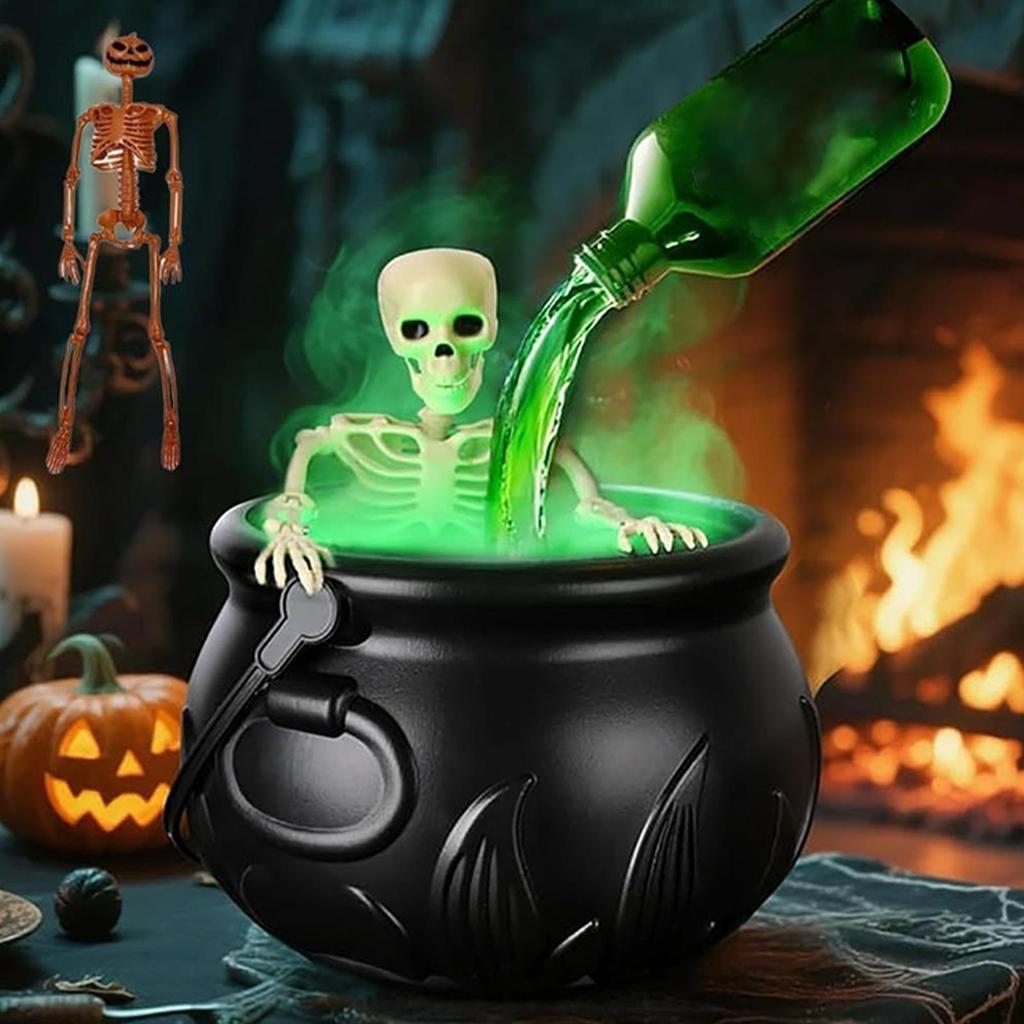 Cauldron Bowl Halloween Party Decorations Outdoor Holiday Decorations for House Classroom Table Festival Outdoor Summer Home