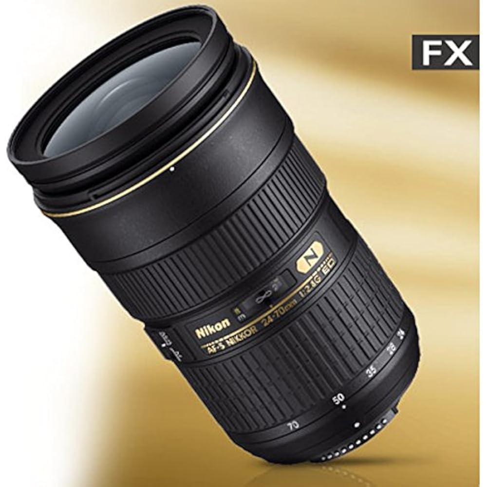 Nikon Standard Zoom Lens AF-S NIKKOR 24-70mm f/2.8g ED Full Size Compatible