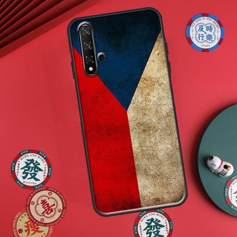 Czech Republic Flag For Huawei P20 P30 P40 Lite P60 Pro Nova 12i 11i 8i 12s 9 10 SE Y90 Y60 Y70 Y72 Y61 Y91 Case