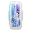 Lilpang Frozen 2 Spoon Fork + Two-tone Case Set, Mixed Colors, 1 Set