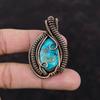 Chrysocolla Pendant Copper Wire Wrapped Pendant Handmade Pendant Copper Wire Wrap Jewelry Gift For Her Chrysocolla Jewelry Gemstone Pendant