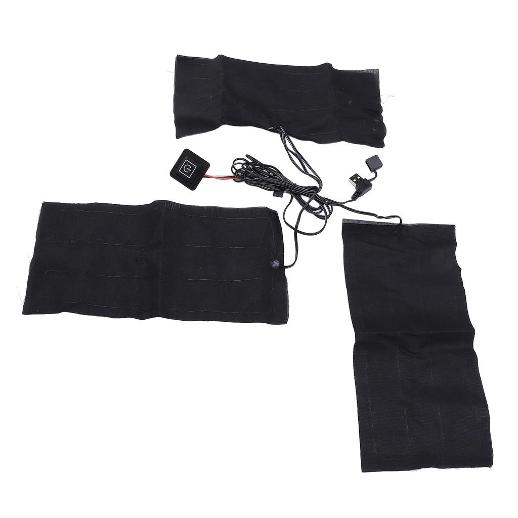 Электрическая USB грелка 5В 2А Легкие нагревательные таблетки для одежды Регулируемая температура Подогреватель для живота коленей