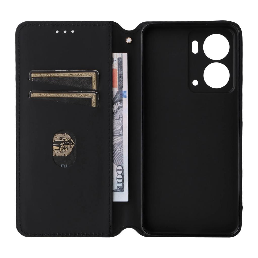 Для Realme Neo7x 5G/P3 5G Чехол-кошелек с ромбовидным тиснением, кожаный чехол для телефона