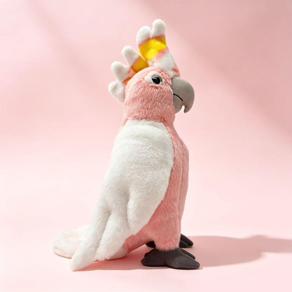 Vivid Lifelike Macaw Stuffed Animal Colorful Parrot Stuffed Doll Gift for Boys Girls