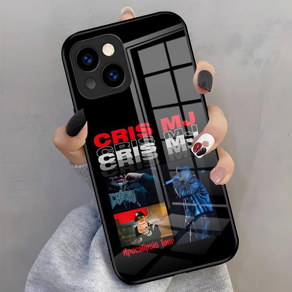 Чехол для телефона рэпера Cris MJ для IPhone 17 Air Pro Max 16 15 14 13 11 Plus Стеклянная крышка