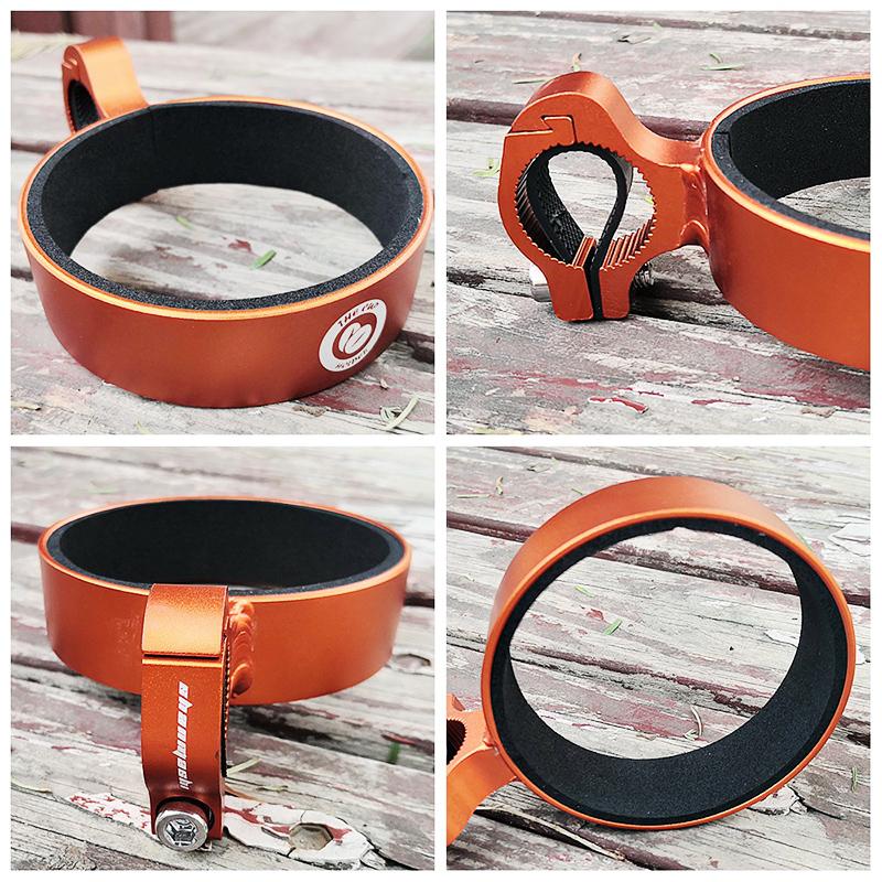 PCycling Велосипедный держатель для кофейной чашки/Держатель для чашки молочного чая/Алюминиевый держатель для бутылки с водой/Держатель для пива с матовым покрытием