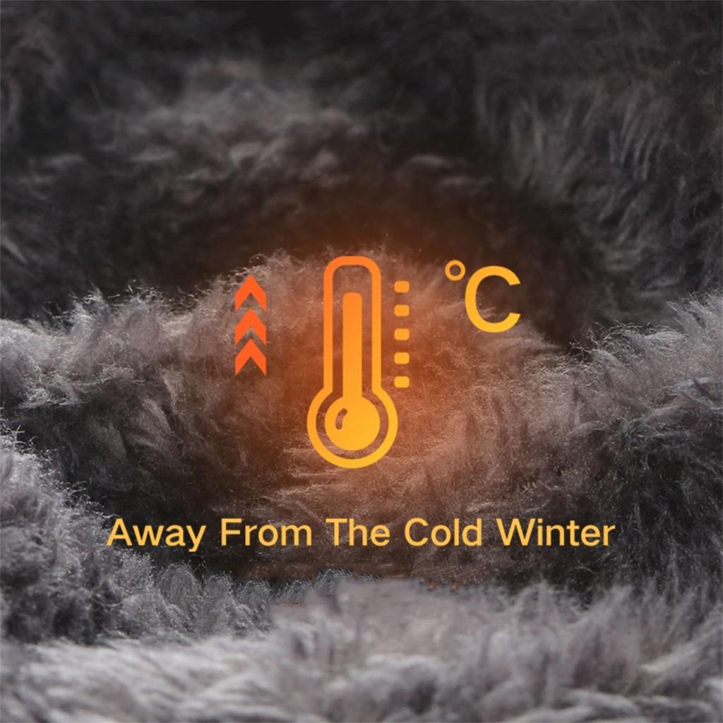 Унисекс шерсть плюс бархатная зимняя теплая уличная повседневная короткая шерстяная шапка