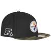 Casquette 9FIFTY - New Era - Pittsburgh Steelers - Camo - Taille Unique - 100% Laine Et Coton