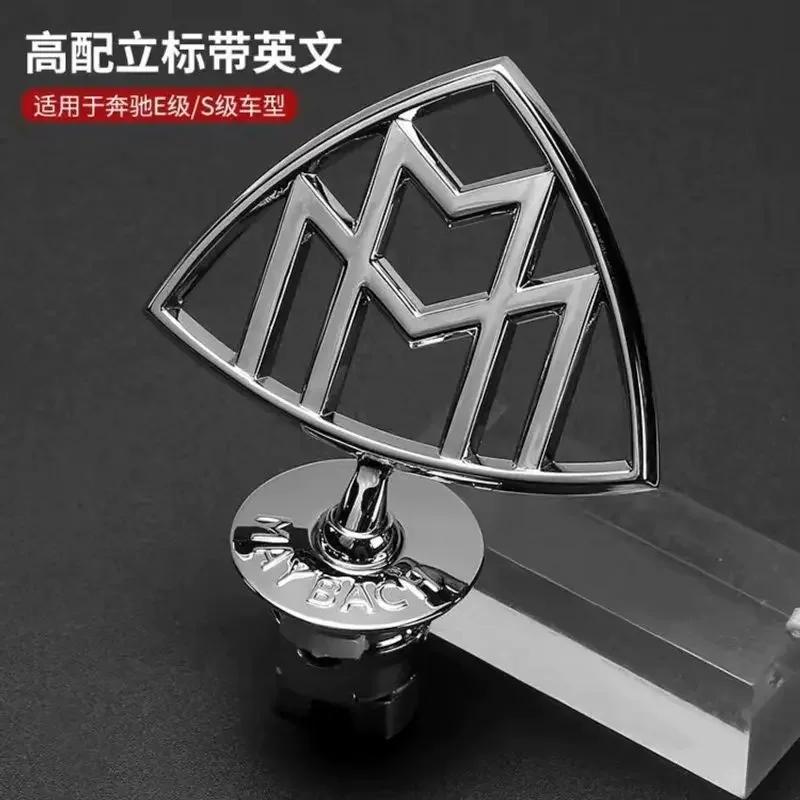 2026 NEW Car Hood Logo Emblem Badge Sticker For Maybach GLS S Class S560 S600 S650 S680 GLS600 W205 W212 W213 W222 W221 W2231 qy1