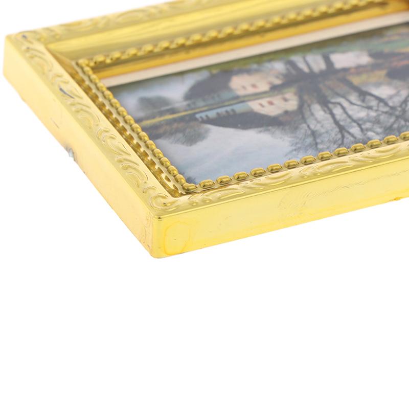 Dollhouse Miniature 1:12 Mini Decorative Accessories Antique Frame Oil Painting