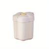 1 mini flower shaped household desktop trash can, suitable for bathrooms, bedrooms, and desktops