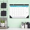 2025/01-2026/06 Календарь Настенный календарь с отверстиями для подвешивания Премиум бумага Прочная четкая печать Ежегодный планировщик Календарь