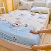 Premium Cotton Bedding Set Full Elastic Fitted Sheet with 2 Pcs Pillowcases Cartoon Animal Kids Single Double Bed Mattress Cover
