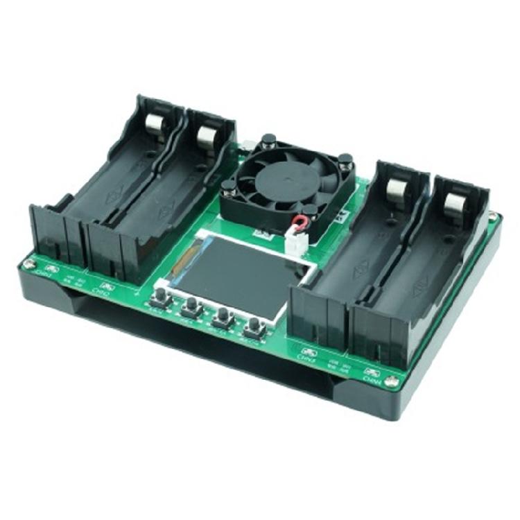 4-канальное оборудование для тестирования аккумуляторов для измерения емкости и внутреннего сопротивления 18650, 9 автоматических циклов заряда