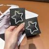 2 шт. Заколки для волос со стразами в виде пятиконечной звезды, женские, для челки, краевые зажимы, боковые заколки для волос, шпилька для непослушных волос, стайлинг, заколка-невидимка, новинка
