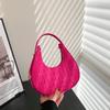 New Fashion Women Bag Retro Felt Impressed Crocodile Underarm Bag Women Shoulder Bag