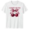 I CherryIsh You Unisexs TShirt Pun RoUnisexce Valentines Day Gift For Her