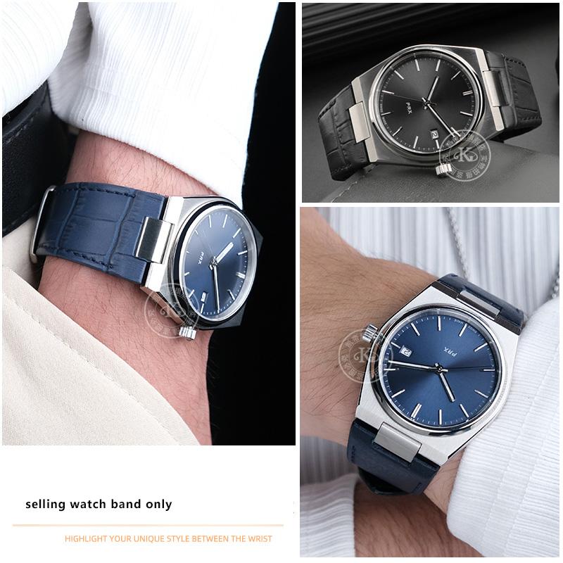 Для Tissot 1853 Серия PRX T137.410A T137407A Кожаный Ремешок для Часов T137 Аксессуары Водонепроницаемый Мужской Интерфейс 12 мм Для Мужчин