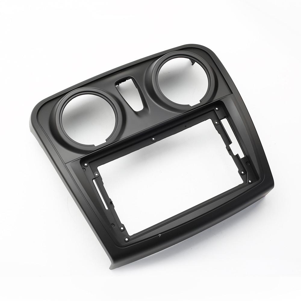 2 Din 9-дюймовая рамка панели автомобильного радио для Renault Logan 2 2012-19 Sandero 2 14-19