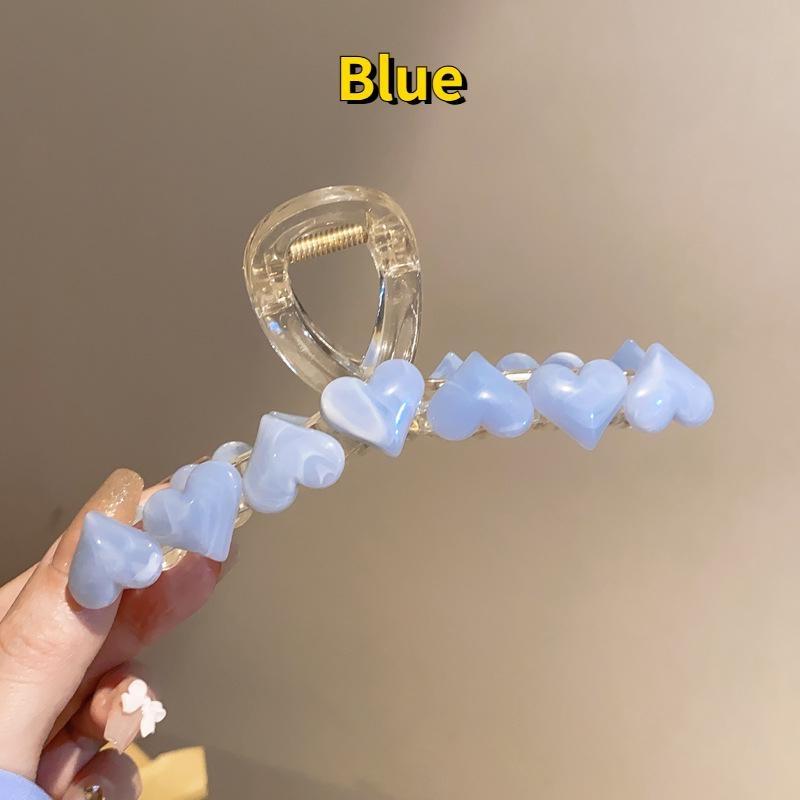 Винтажные желе-заколки для любви, большие заколки для волос в форме краба, заколки для волос, зажим для хвоста, модные аксессуары для головного убора с когтями для девочек