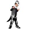 Kids Skeleton Costume Halloween Skeleton Tutu Skirt/Dinosaur Jumpsuit/Bone Onesie Outfit for Boys Girls Dress-up