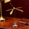 Yousheng Metal Balance Dragonfly Ornament Alloy Balancing Dragonfly Decoration with Round Base Home Office Desktop Decor
