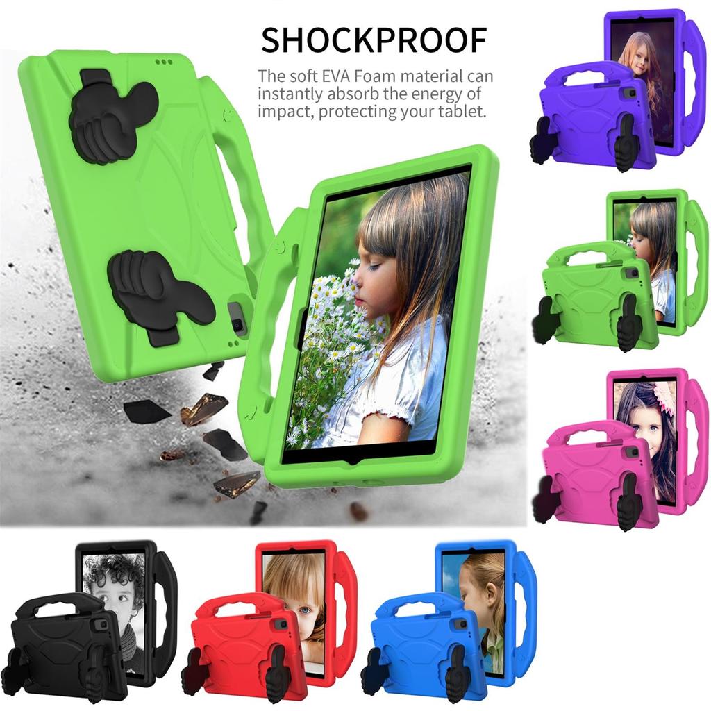 Sagit Kids EVA Stand Cover Case For Galaxy Tab A8 SM-X200 SM-X205 Case 10.5 Inch Thumbs Tablets Case