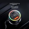 Youshengshi 60W Type-C Fast Charging Car Charger with Light Spring Cable